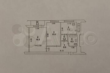 2-к квартира, 51 м², 5/9 эт.