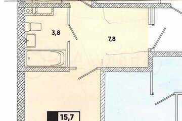 1-к квартира, 36,9 м², 2/22 эт.